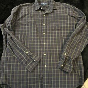 Ralph Lauren Navy Plaid shirt